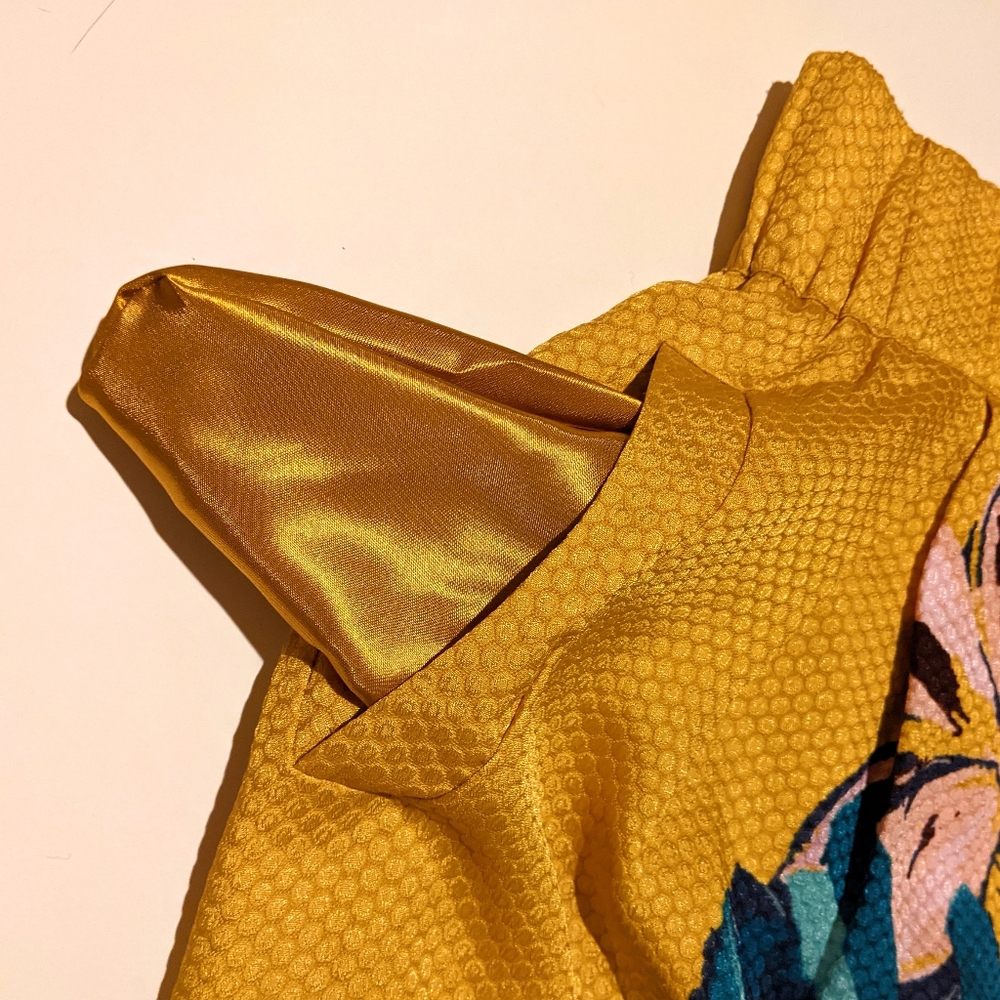 Anthropologie Maeve Tropicale Gold Yellow Floral Skirt - Picture 4 of 11